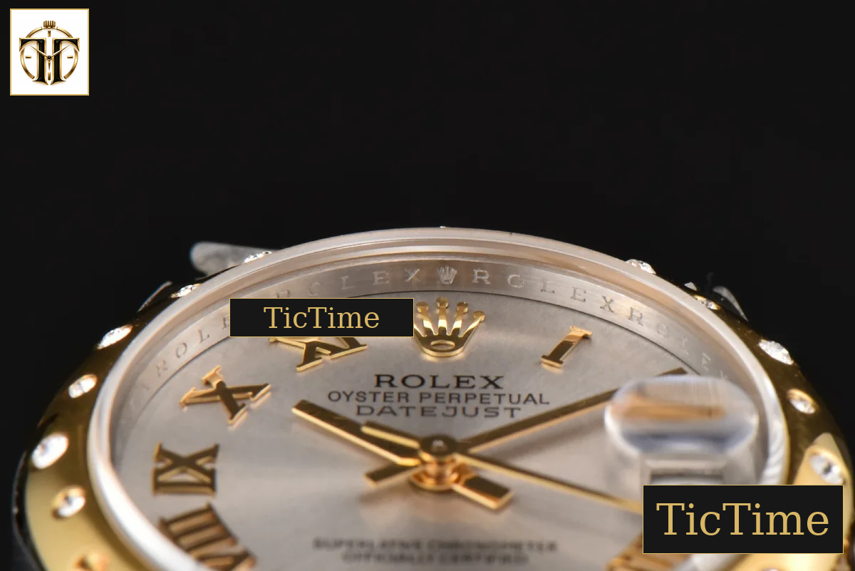 DateJust Ladies 904L 31mm WF YG/SS Diamond Smooth White Dial Roma Marker Oyster Bracelet A2671 — foto 13