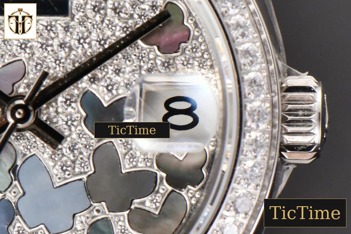 DateJust Ladies 904L 31mm WF Diamond Butterfly Dial President Bracelet A2671 — foto 7