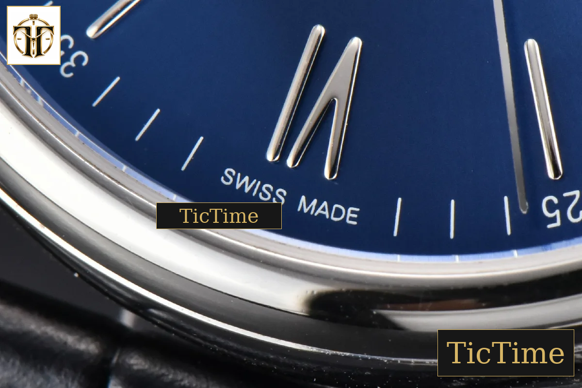 Portofino 40mm V7F Blue Dial Silver Hands Black Leather Strap A2892 — foto 8