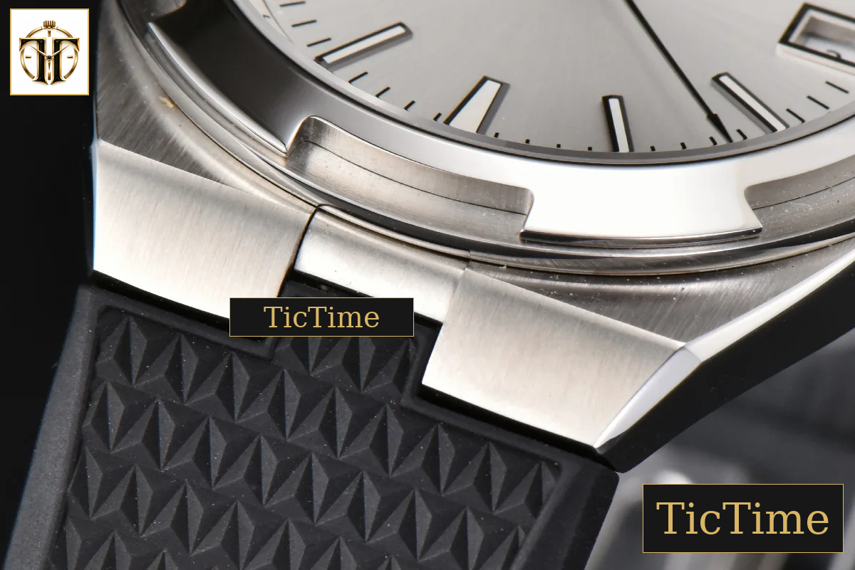 Overseas 4500V 41mm ZF Silver Dial Black Rubber Strap A5100 — foto 9
