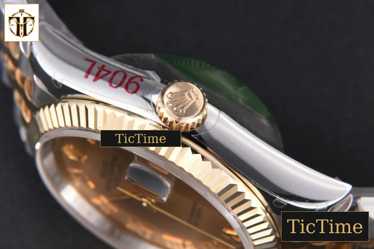 DateJust 904L 36mm GMF YG/SS Fluted Bezel YG Dial Roma Marker Jubilee Bracelet VR3235 — foto 15