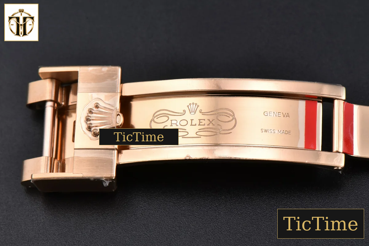 Daytona 126505 40mm Clean Factory RG Black Dial RG Subdial Diamond Marker RG Bracelet SH4131 — foto 37