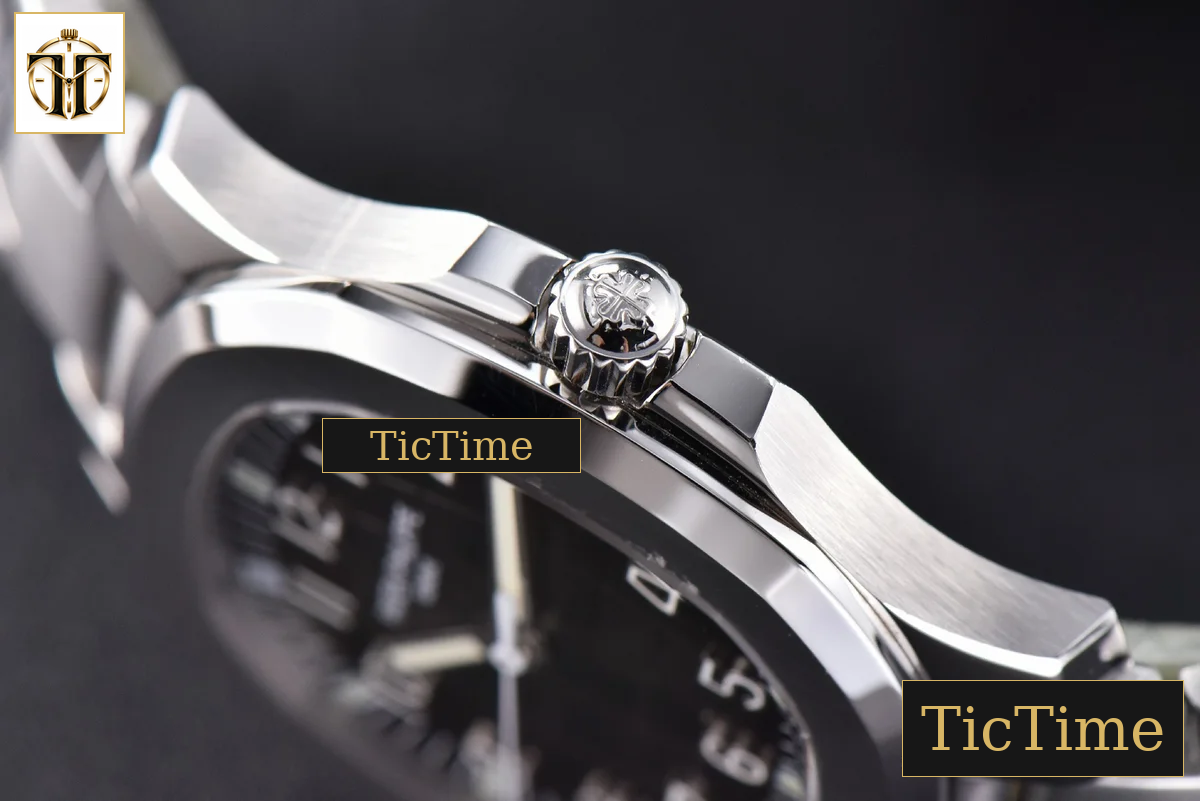 Aquanaut 5167 40mm 3KF Black Dial SS Bracelet A324 — foto 11