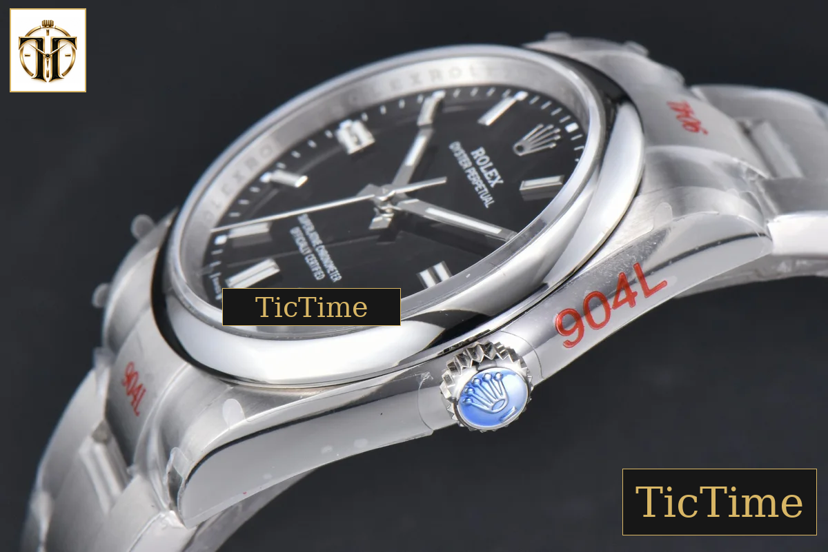 Oyster Perpetual 904L 126000 36mm GMF Black Dial SS Bracelet VR3230 — foto 11