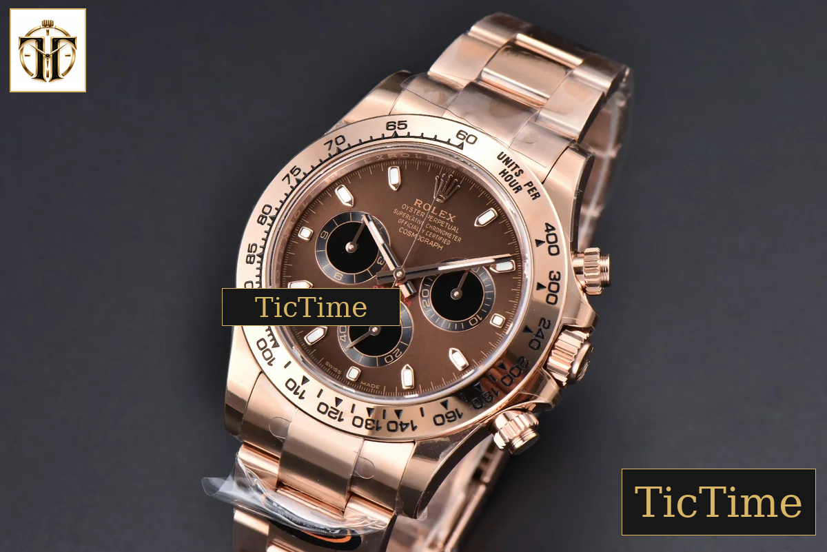Daytona 116505 40mm BTF Brown Dial Black Subdial RG Bracelet SA4130 — foto 4