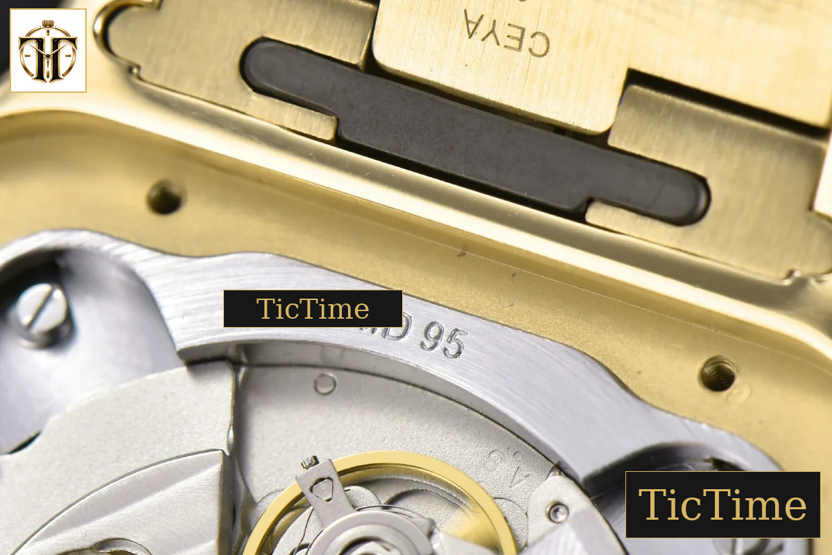 Santos de Cartier XL 40mm BVF YG White Dial YG Bracelet Miyota 9019 — foto 6