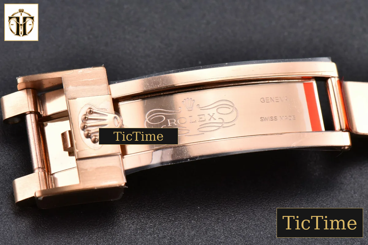 Daytona 116515 40mm Clean Factory RG Black Ceramic Bezel Brown Dial Oysterflex Rubber Strap A4130 — foto 35