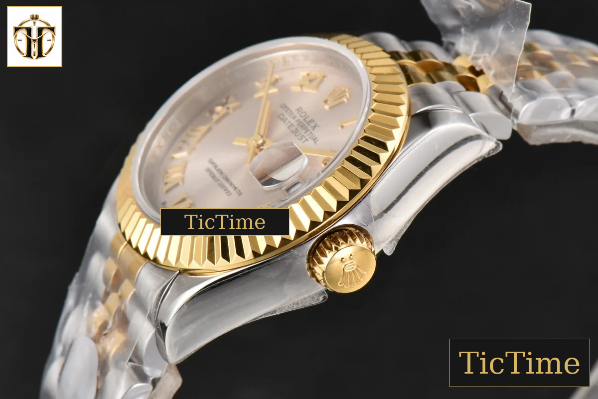 DateJust Ladies 28mm WF YG/SS Silver Dial Roma Marker Jubilee Bracelet A2236 — foto 12