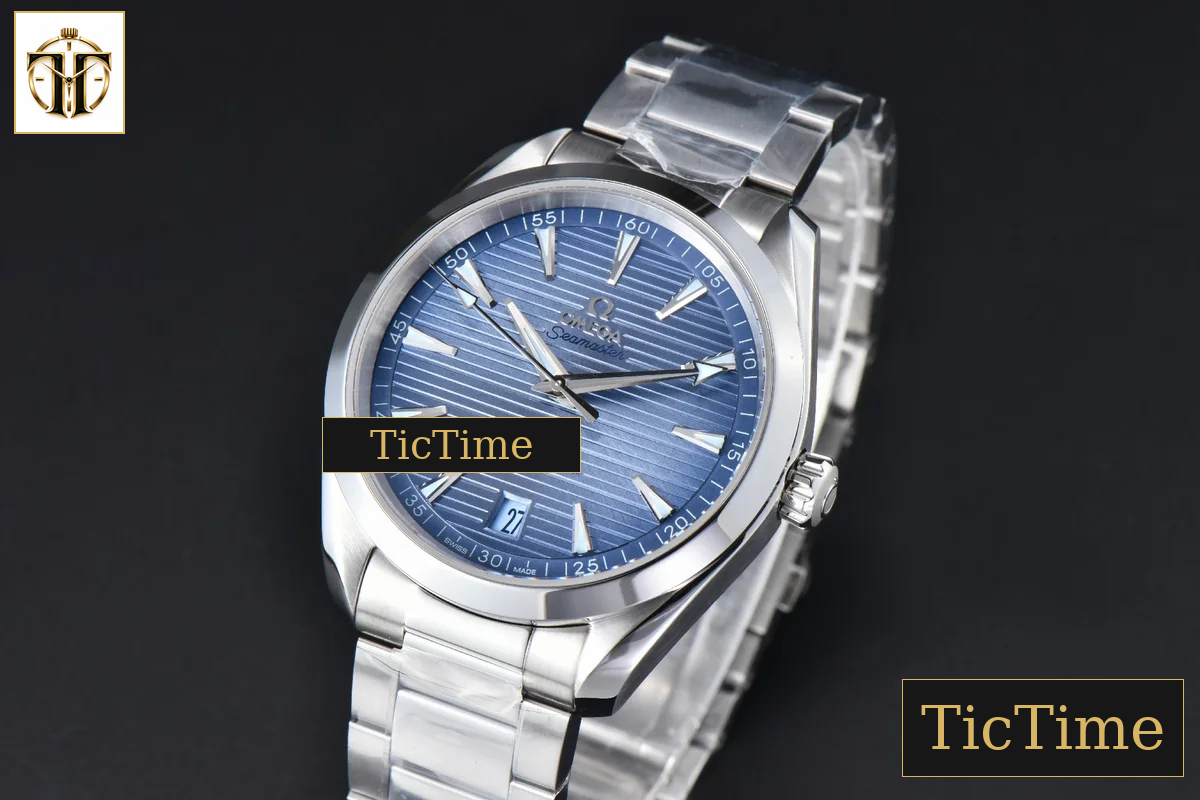 Aqua Terra 150m Summer 41mm VSF Blue Dial SS Bracelet A8900 — foto 4
