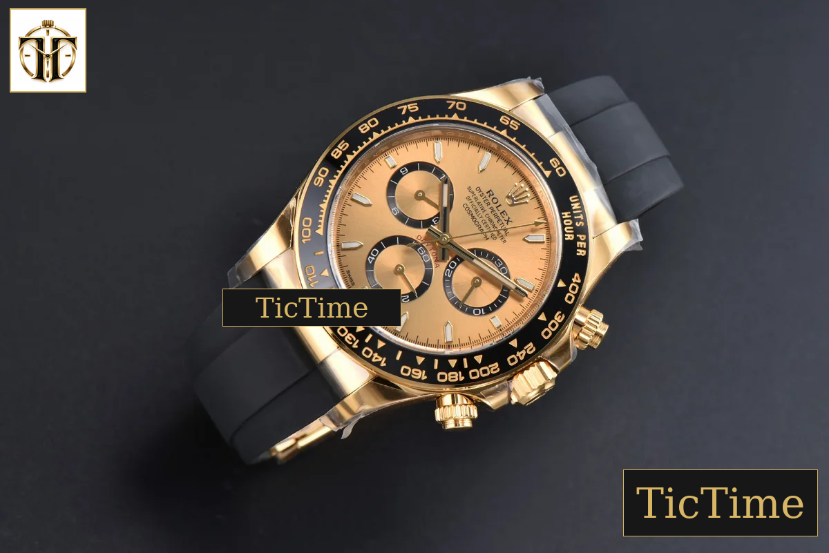 Daytona 126518 40mm Clean Factory YG YG Dial YG Subdial Oysterflex Strap DD4131 — foto 3