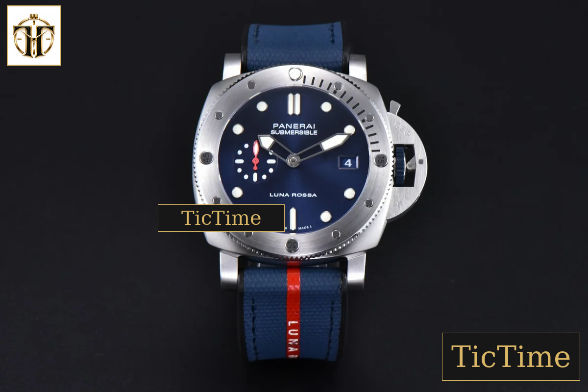 Luna Rossa Submersible PAM1391 44mm VSF Blue Dial Rubber Strap P900 — foto 2