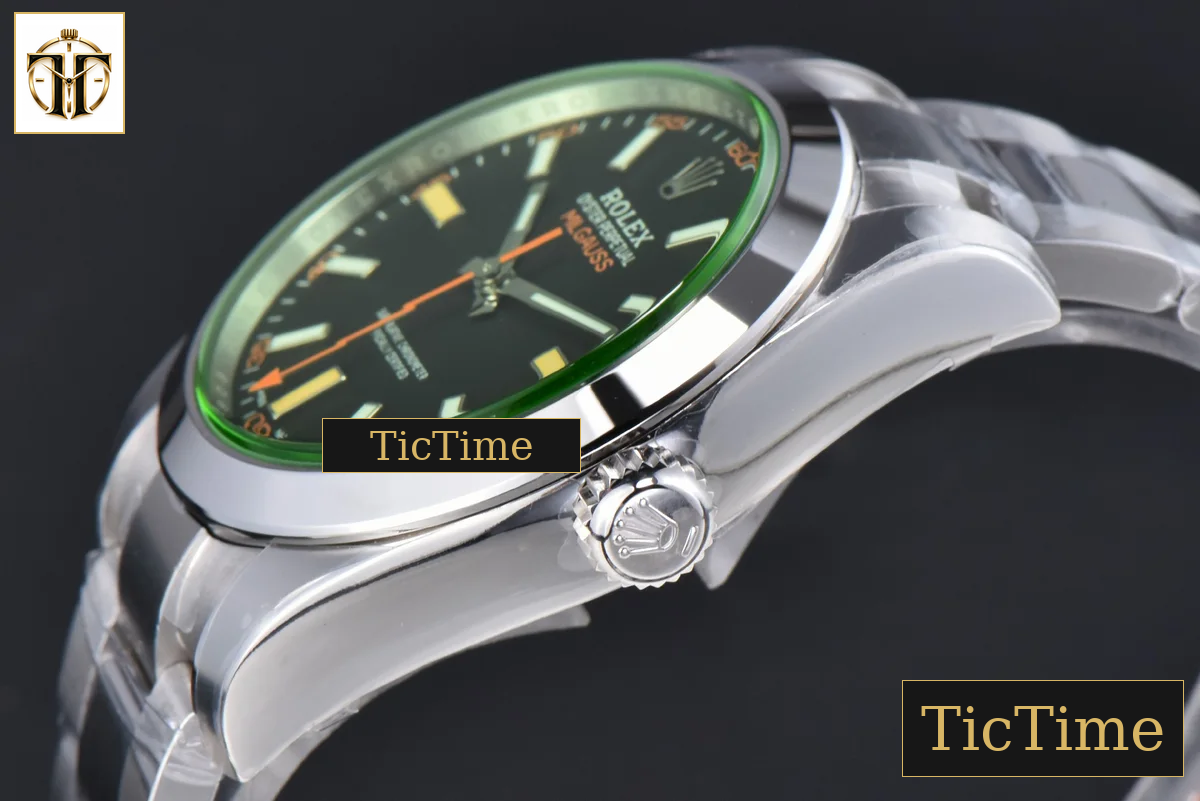 Milgauss 904L 116400GV 40mm VSF Black Dial Green Crystal VS3131 — foto 12