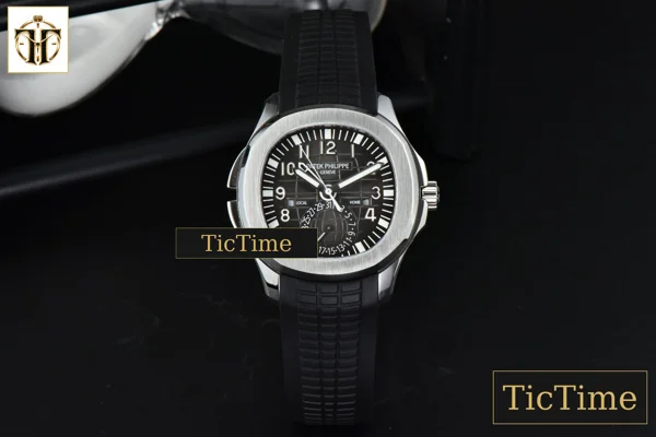 Foto frontal — Aquanaut GMT 5164A 41mm ZF Black Dial Rubber Strap 9015
