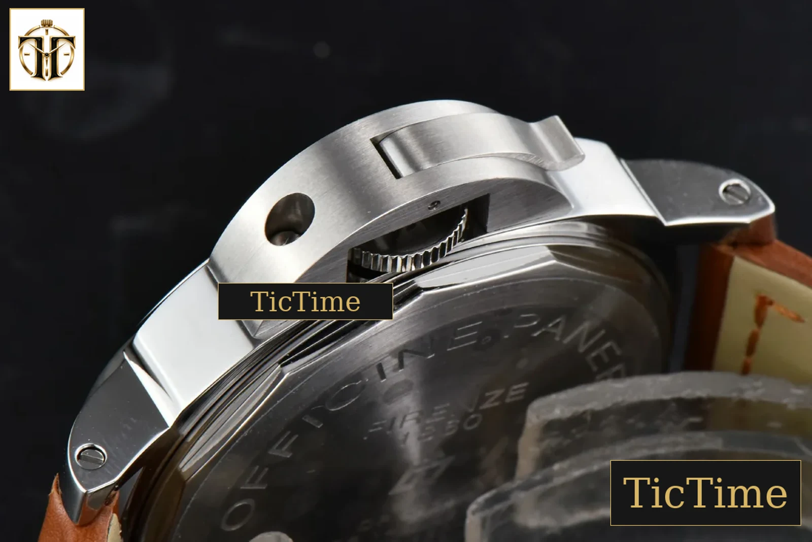 PAM005 44mm HWF Black Dial Brown Leather Strap A6497 — foto 12