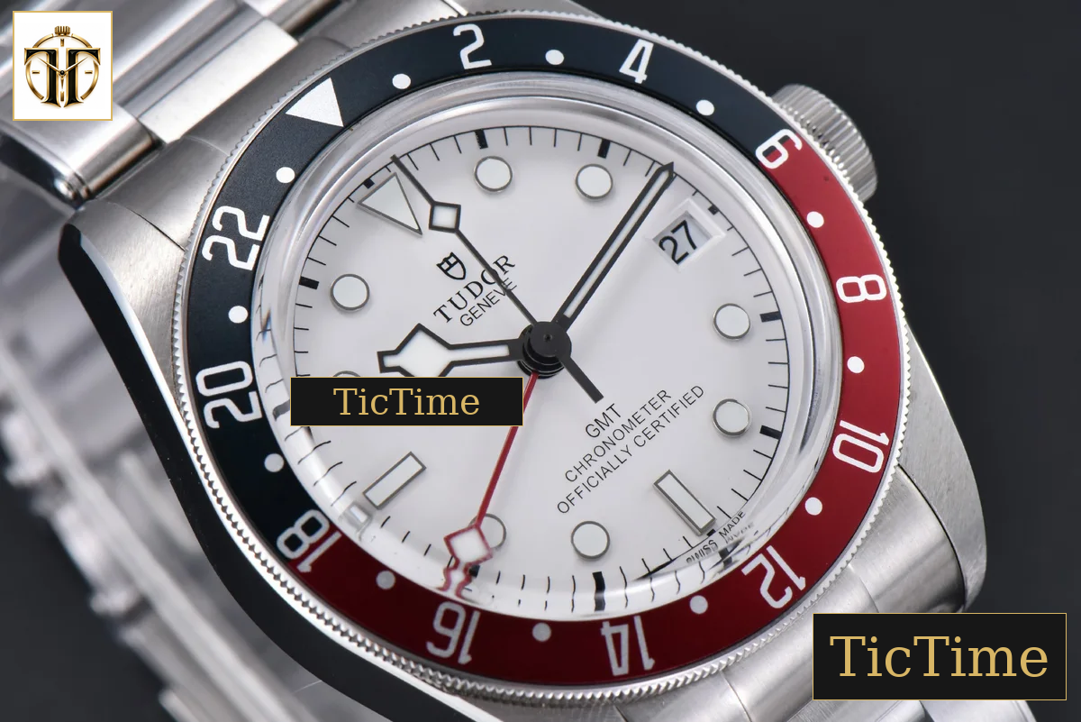 Black Bay GMT Pepsi 41mm ZF Blue/Red White Dial SS Bracelet A2836 — foto 13