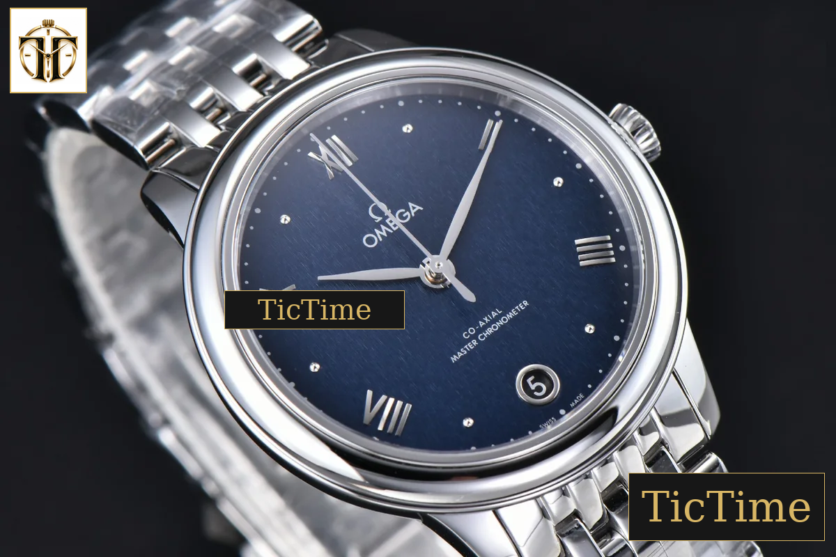 De Ville Ladies Prestige 34mm VSF Blue Dial SS Bracelet A8800 — foto 11