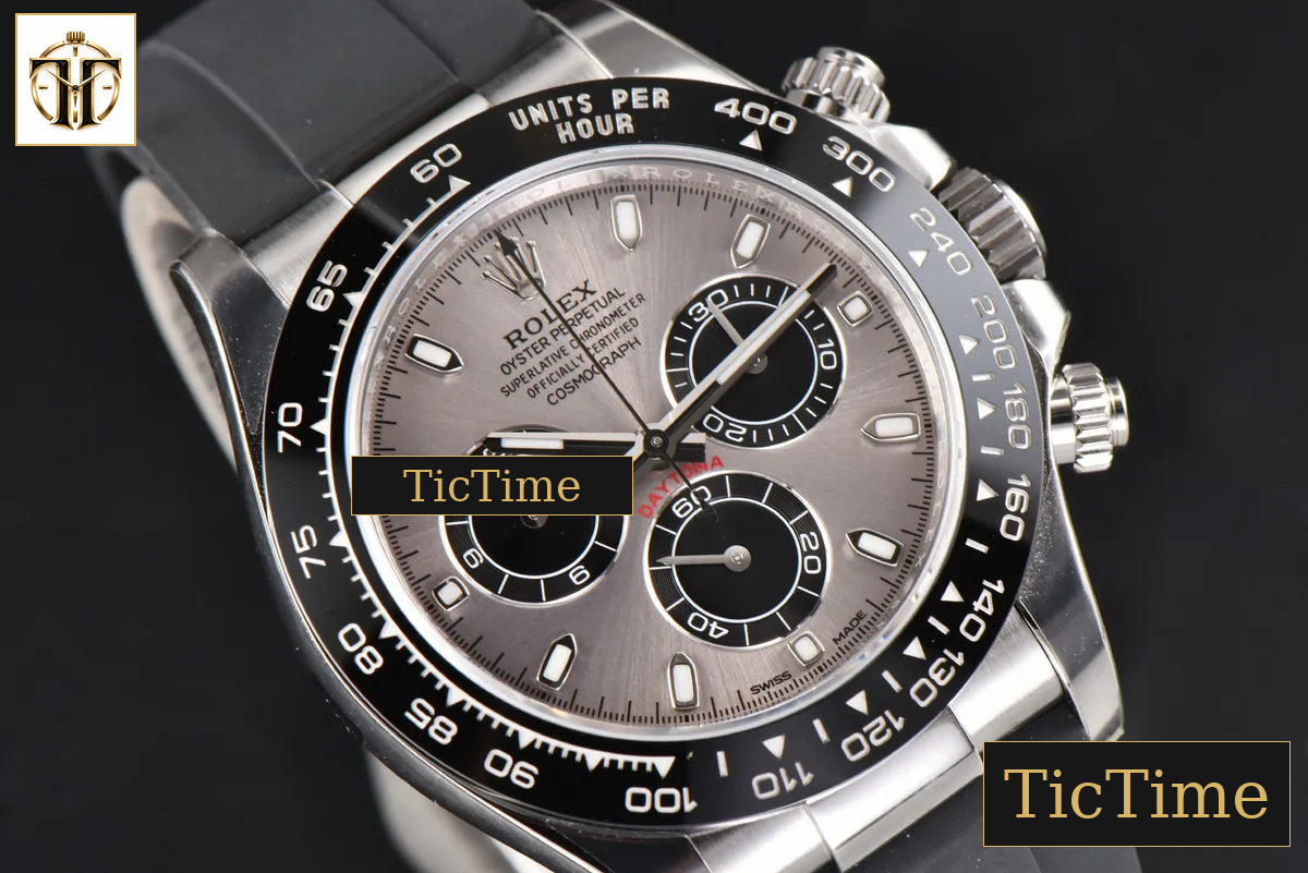Daytona 116519 Clean Factory Ceramic Grey Dial Oysterflex Strap SA4130 — foto 12