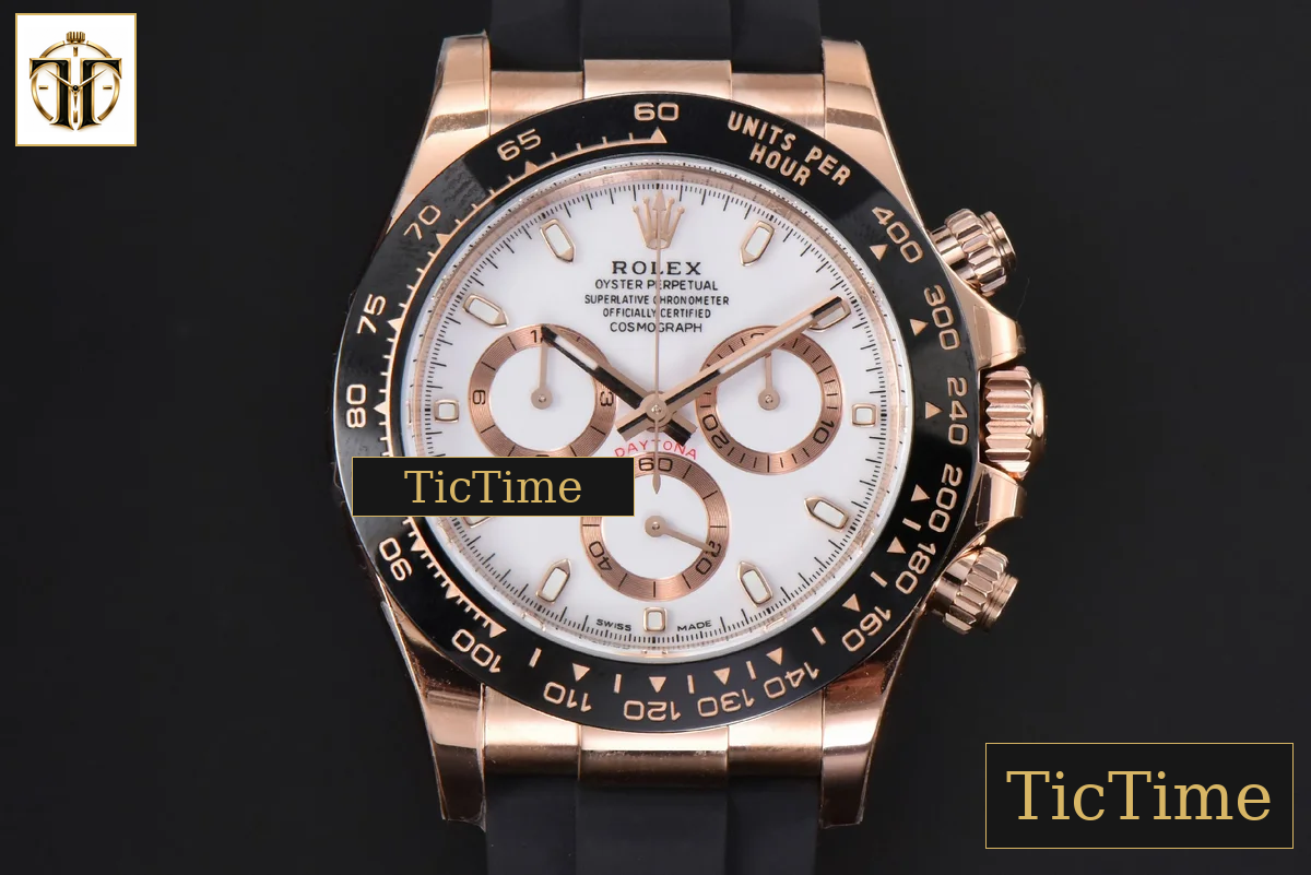 Daytona 116515 BTF RG Ceramic White/RG Dial Oysterflex Strap SA4130 — foto 2