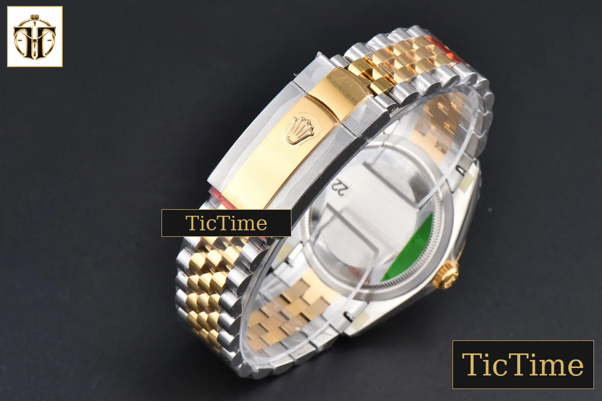 DateJust 36mm VSF YG/SS Wimbledon Gray Dial Green Marker Jubilee VS3235 — foto 19