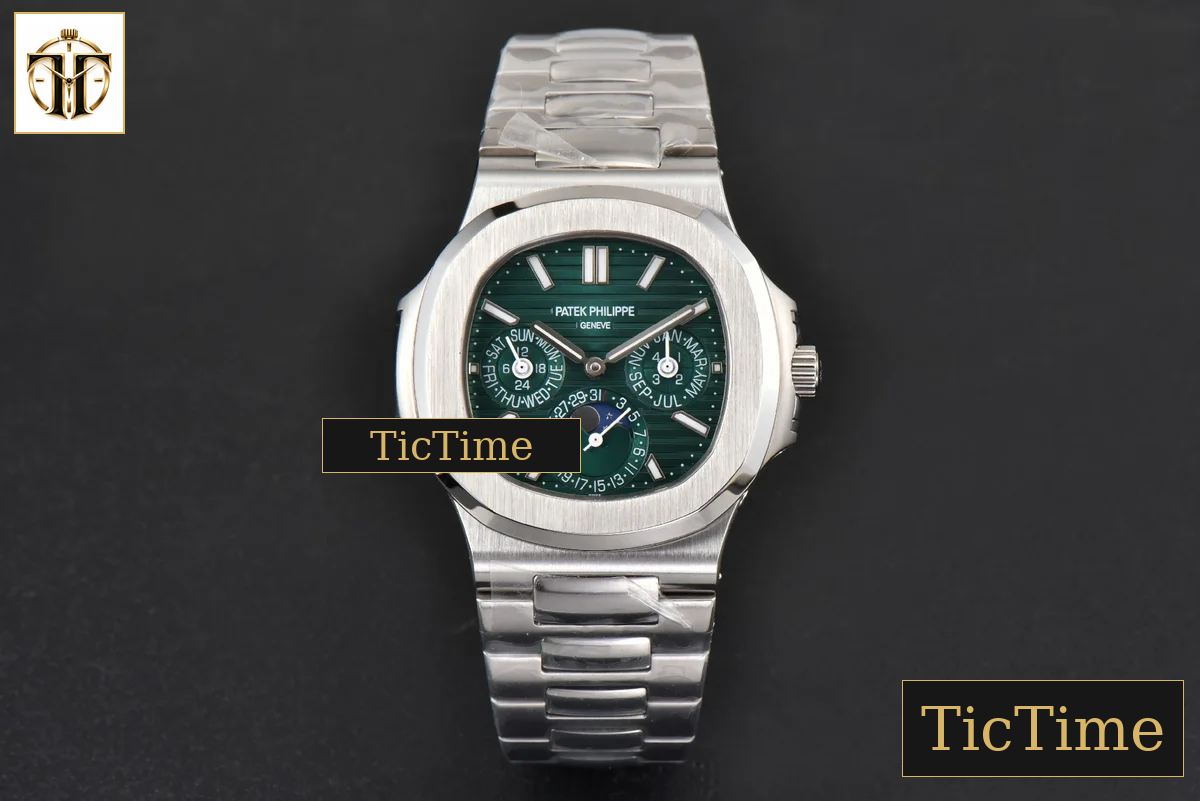 Nautilus 5740 40mm TWF Green Dial SS Bracelet A240 — foto 3