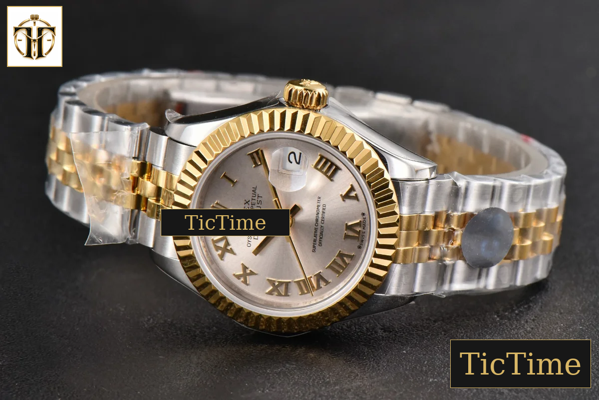 DateJust Ladies 28mm WF YG/SS Silver Dial Roma Marker Jubilee Bracelet A2236 — foto 16