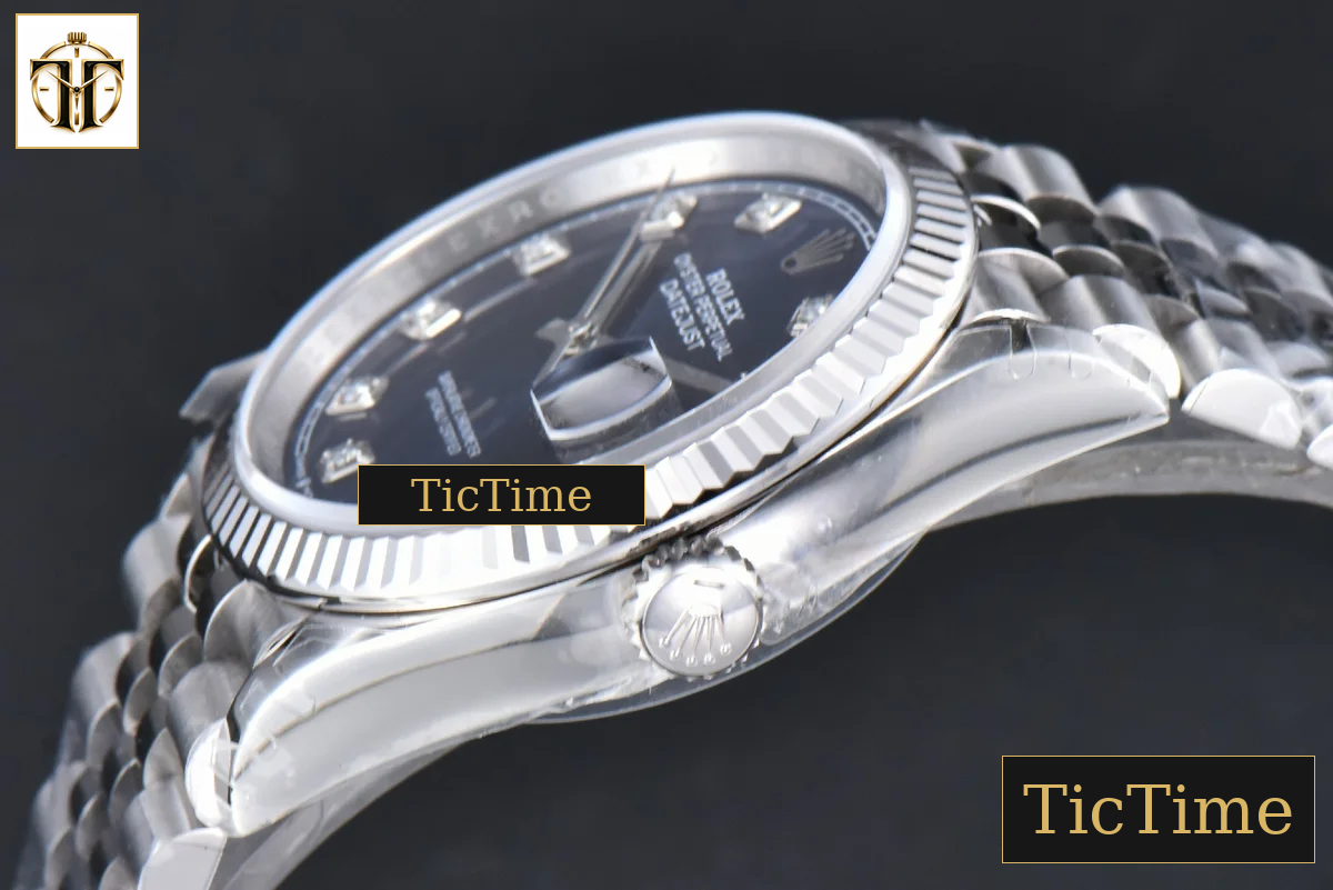 DateJust 904L 126234 36mm VSF Blue Dial Diamond Marker Jubilee Bracelet VS3235 — foto 12