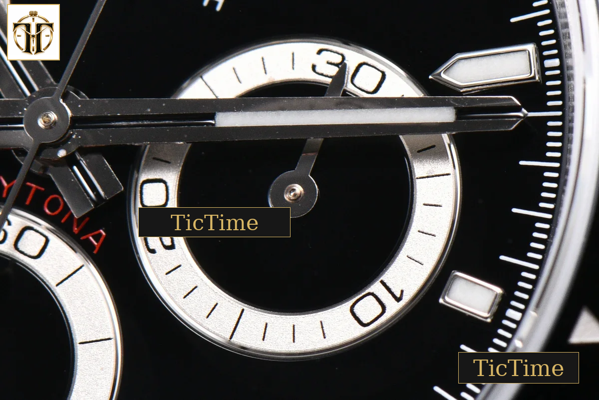 Daytona UFO 904L 126500 40mm UF Black Dial SS Braclet UF4131 — foto 8