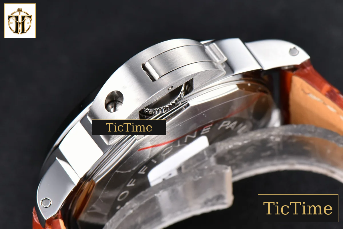 GMT PAM088 44mm VSF Black Dial Brown Leather Strap P9001 — foto 12