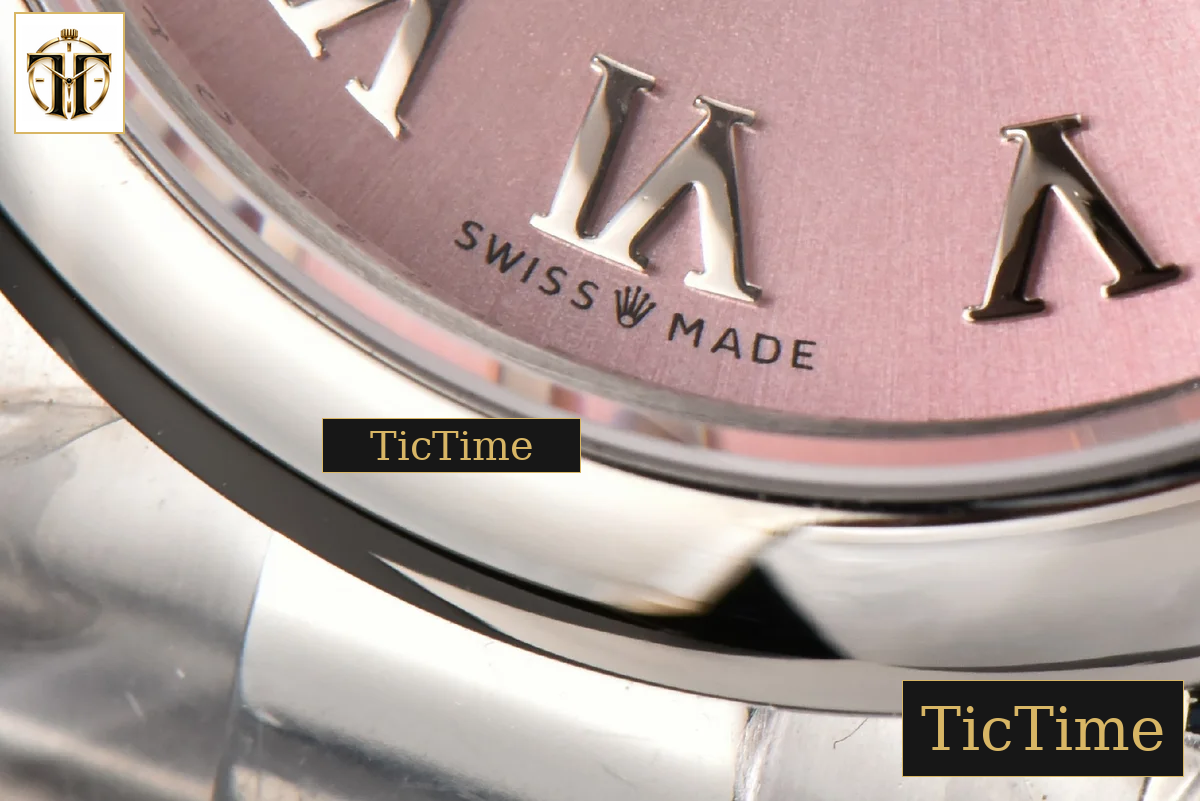 DateJust Ladies 904L Smooth 31mm WF Pink Dial Roma Marker Oyster Bracelet A2671 — foto 8