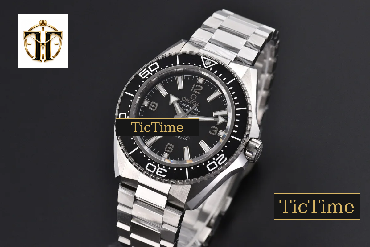 Seamaster Planet Ocean 42mm VS+ Factory Black Dial Black Bezel Steel Strap — foto 27