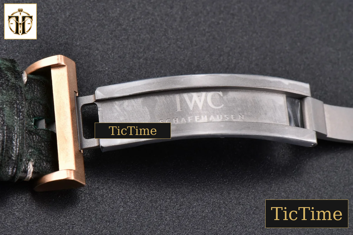 Big Pilot IW329702 43.8mm M+F Bronze Green Dial Green Leather Strap SEIKO 8N-24 — foto 26