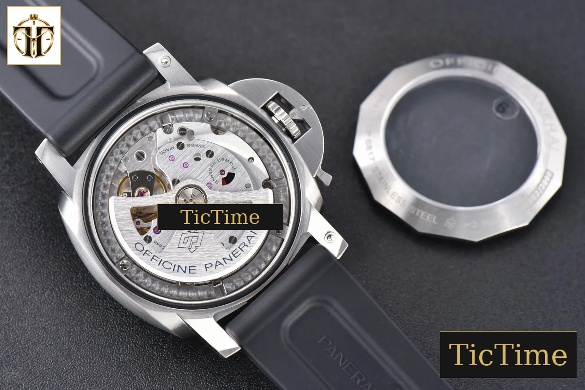 Luminor Marina GMT PAM320 44mm VSF Black Dial Rubber Strap P9001 — foto 15