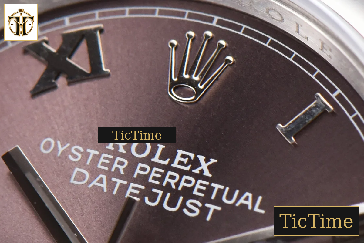 DateJust 36mm GMF SS Smooth Bezel Gray Dial Diamond Roma Marker Jubilee Bracelet VR3235 — foto 4