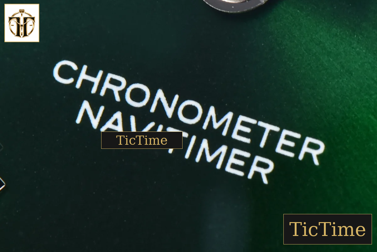 Navitimer Automatic 41mm BLSF SS Green Dial Black Leather Strap A2824 — foto 7