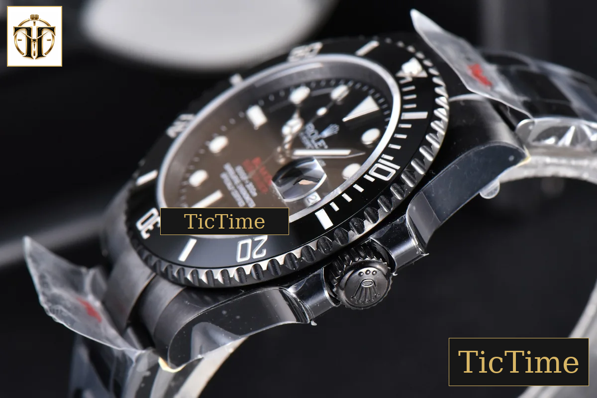 Blaken Submariner LN 116610 IPKF Black Hand PVD Bracelet A2836 — foto 22