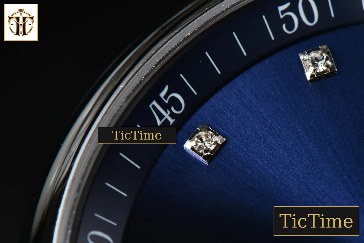 Master Moonphase 40mm GF Blue Dial Diamond Marker SS Bracelet A899 — foto 6
