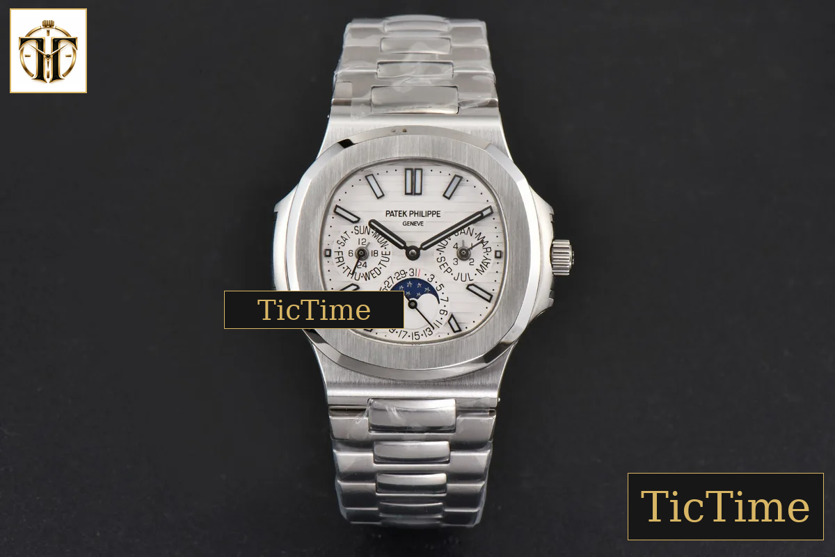 Nautilus 5740 40mm TWF White Dial SS Bracelet A240 — foto 3