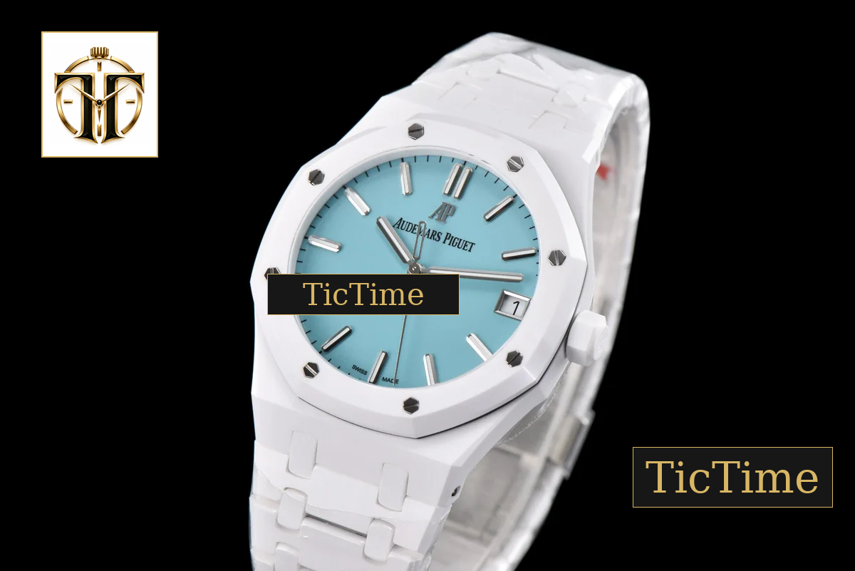 Royal Oak Chrono 26240 41mm APSF White Ceramic Tiffany Dial Bracelet SA4401 — foto 5