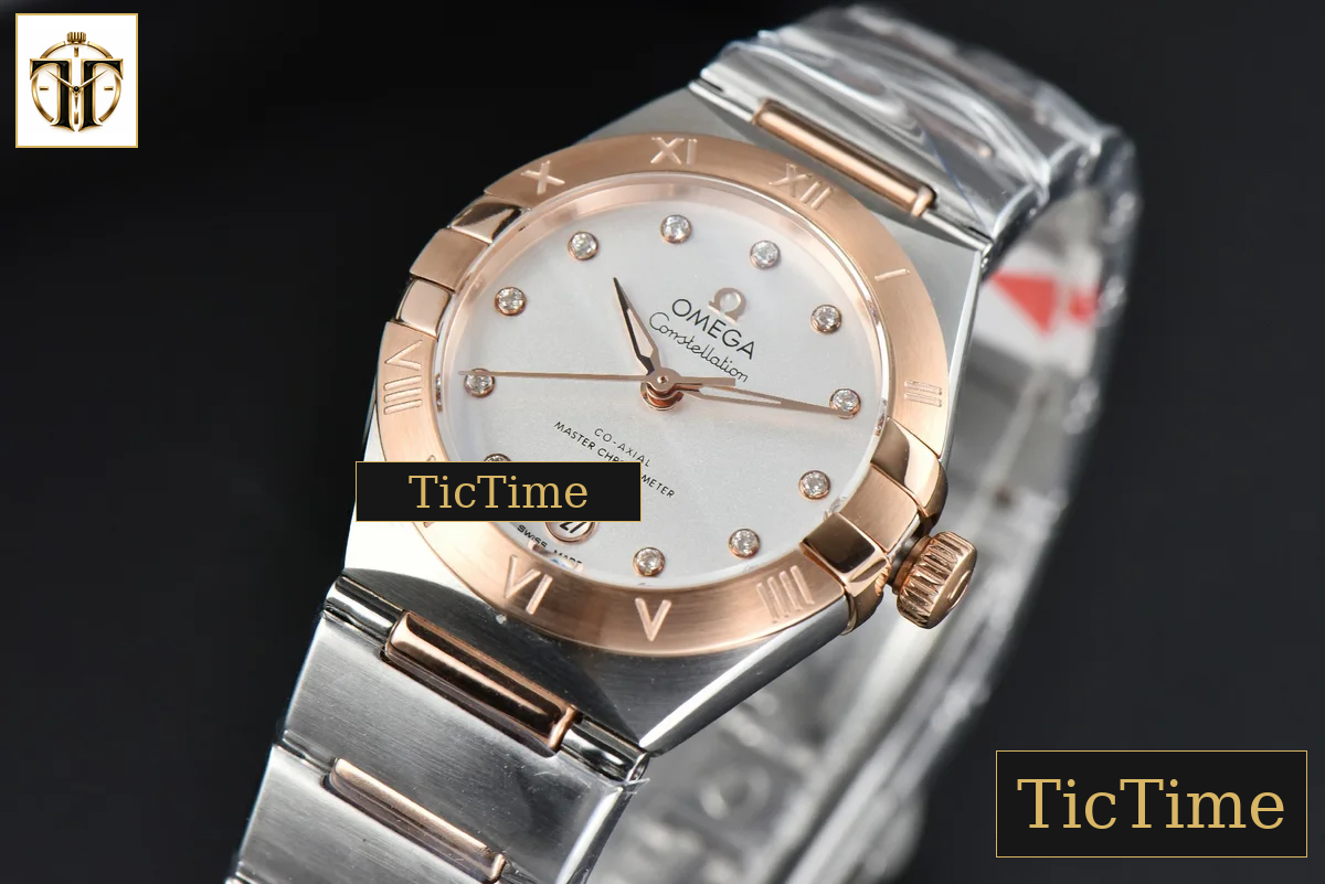 Constellation 29mm TWSF RG White Dial RG/SS Bracelet A8700 — foto 4