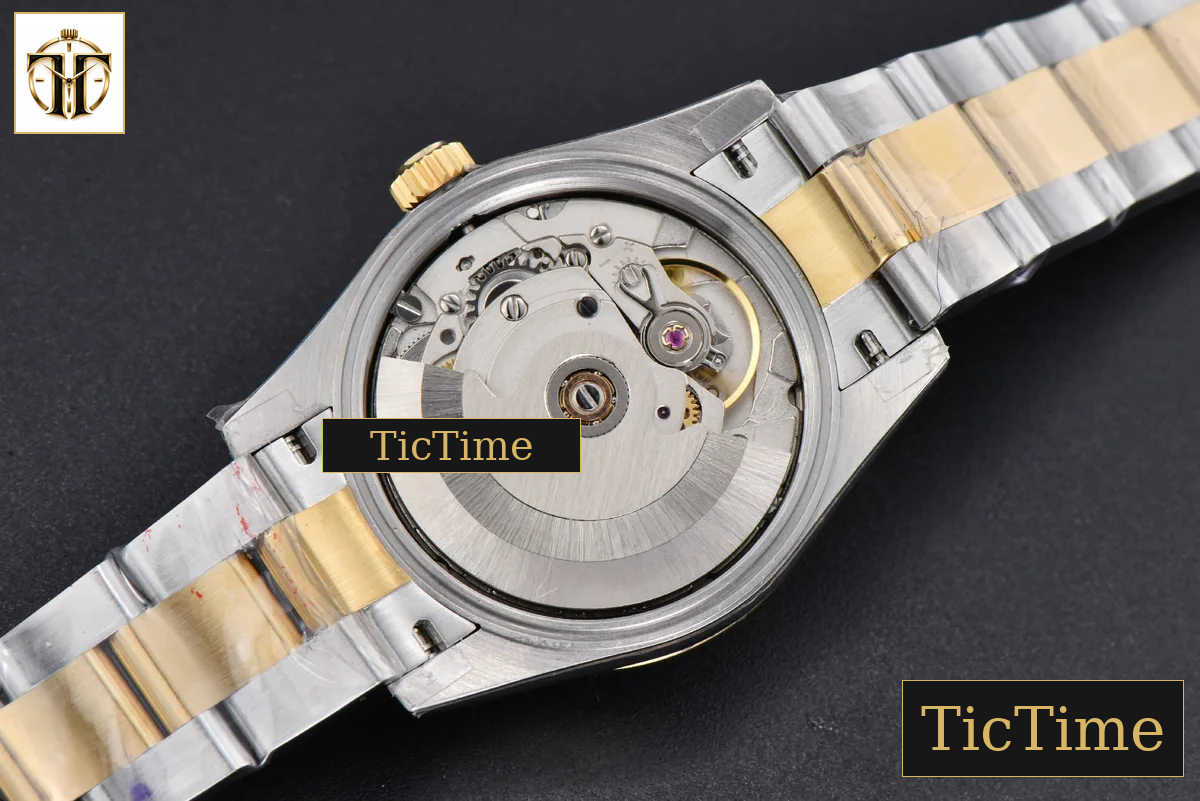DateJust 904L 31mm GMF YG Diamond Bezel Green Flowers Dial Oyster Bracelet A2824 — foto 22