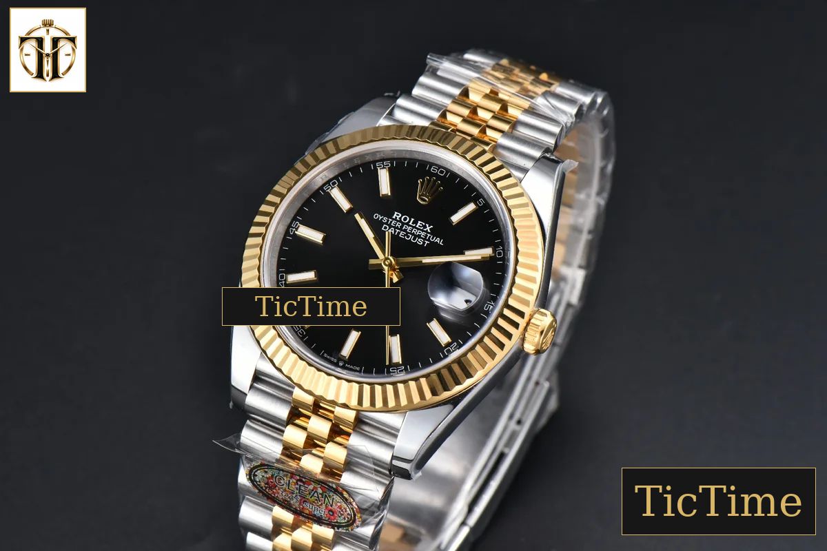 DateJust 126333 41mm Clean Factory YG/SS Black Dial Jubilee Bracelet VR3235 — foto 4