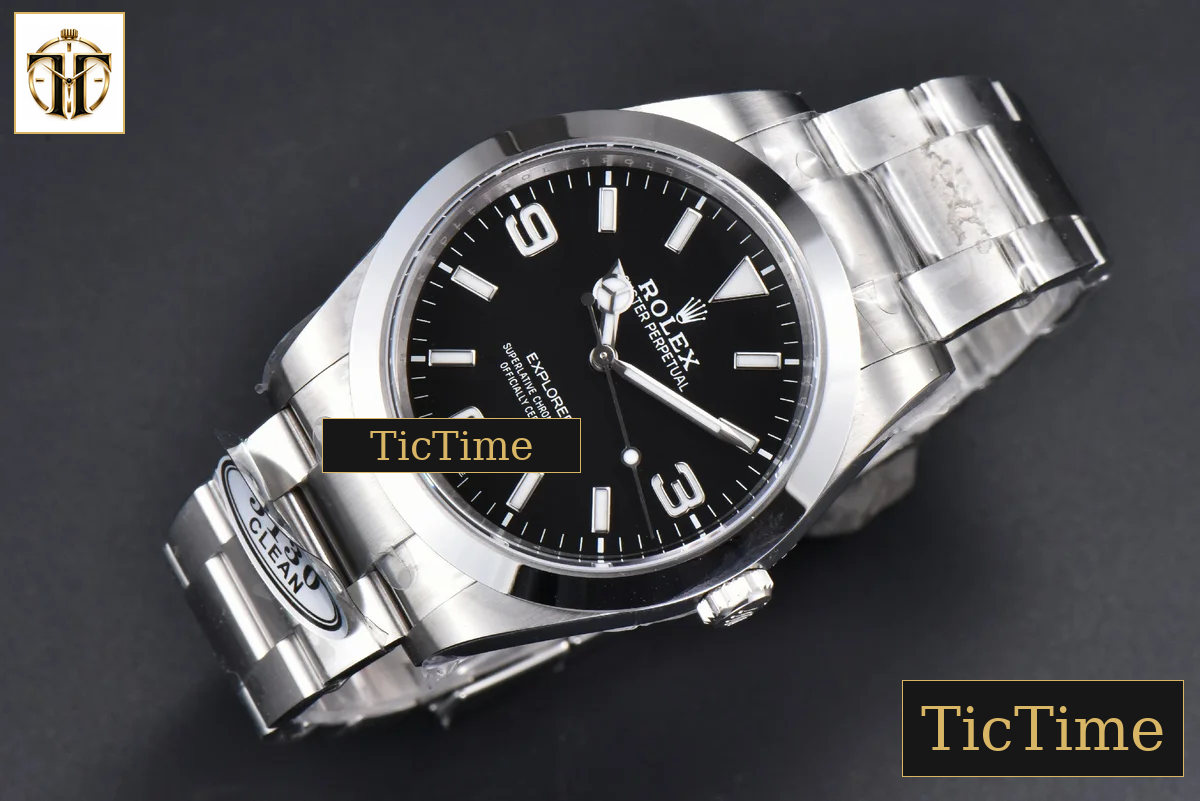 Explorer I 904L 214270 39mm Clean Factory Black Dial SS Bracelet VR3132 — foto 4