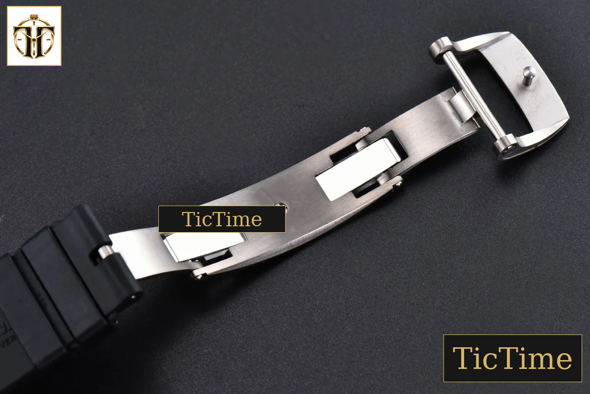 NTPT RM055 43mm ZF RG Bezel Black Crown Black Rubber Strap V6 RMUL2 — foto 32
