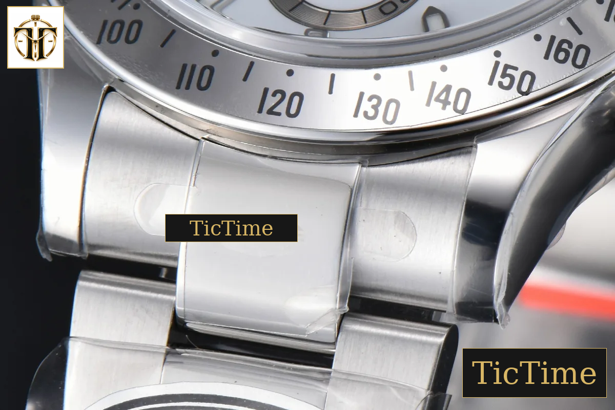 Daytona 904L 116520 40mm Clean Factory White Dial 4130 — foto 11