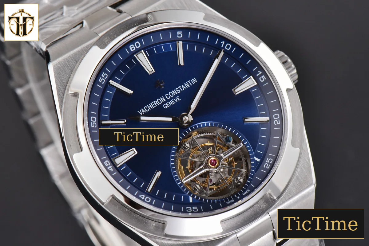 Overseas Tourbillon 6000V 42.5mm BBRF Blue Dial SS Bracelet Tourb — foto 12