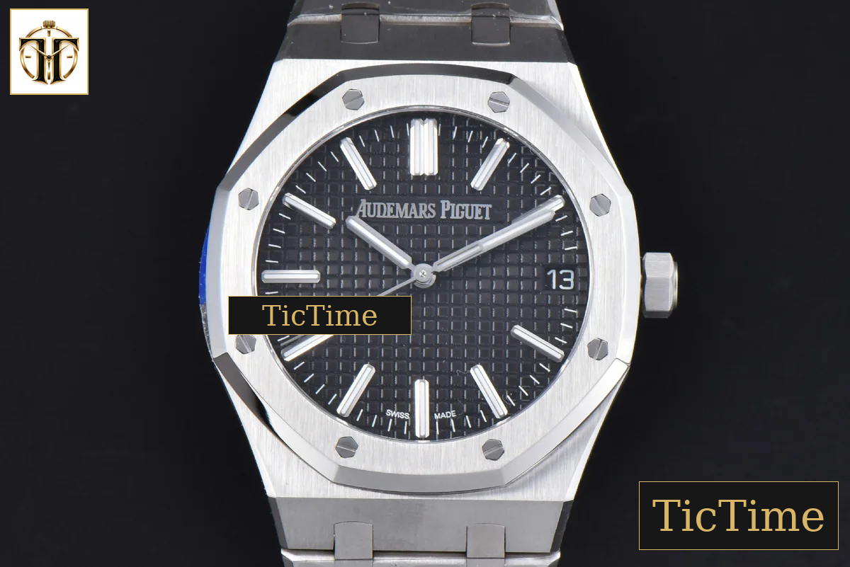 Royal Oak “50th Anniversary” 15510 41mm APSF SS Black Dial SS Bracelet V2 Free Sprung SA4302 — foto 2
