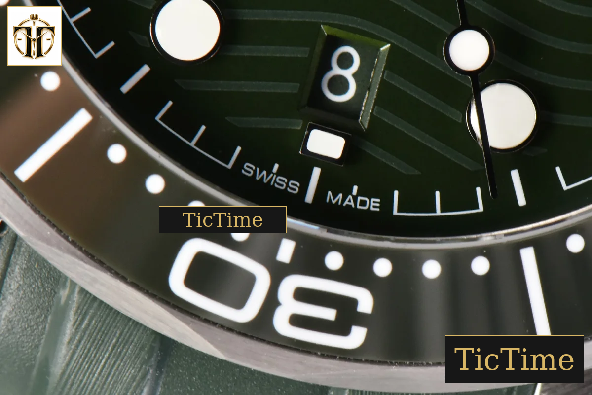 Seamaster Diver 300M 42mm VSF Green Ceramic Green Dial Green Rubber Strap VS8800 — foto 8