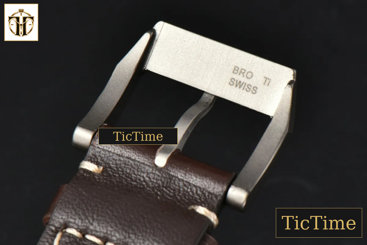 Mark XVIII IW327006 40mm V7F Titanium Black Dial Brown Leather Strap A2892 — foto 14