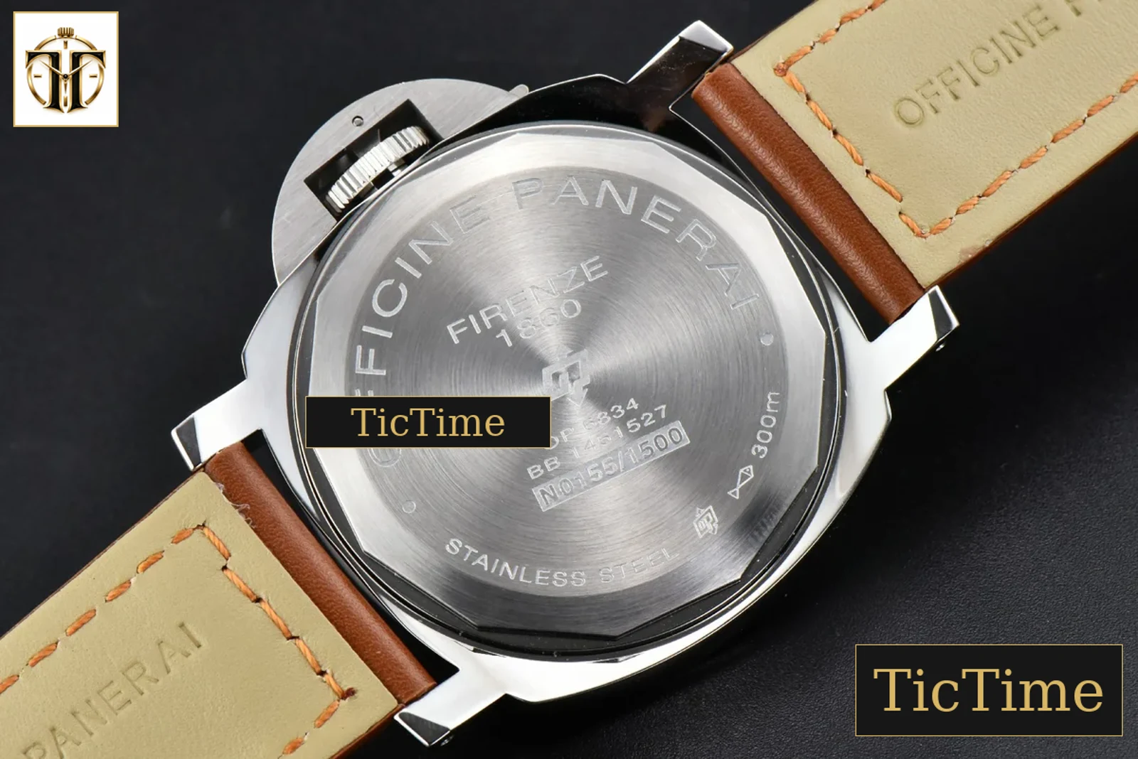 PAM005 44mm HWF Black Dial Brown Leather Strap A6497 — foto 20