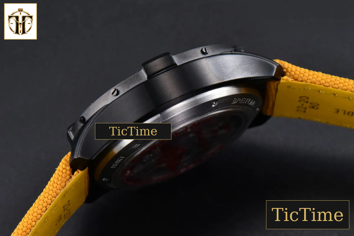 Avenger Chronograph 44mm BLSF Black PVD Orange/Black Dial Orange Nylon Strap A7750 — foto 16